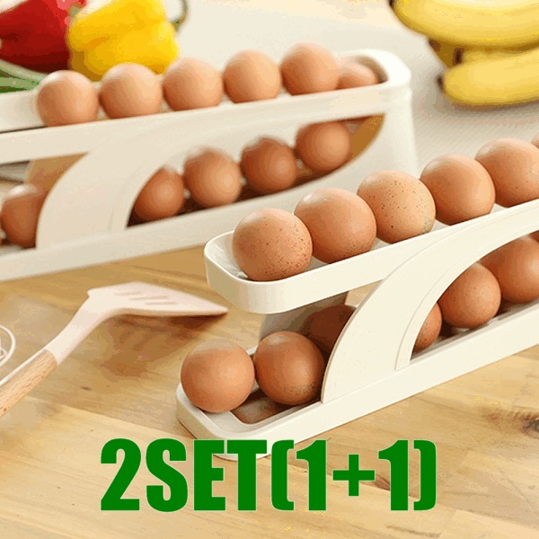 [살림고수] 생활비법 슬림 데구르르 계란정리함 1+1 이미지